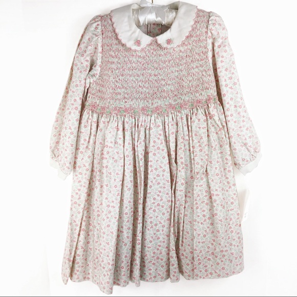 Friedknit Creations Other - Carriage Boutiques Girl’s Floral Smocked Dress Friedknit Creations Other - Carriage Boutiques Girl’s Floral Smocked Dress